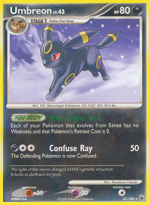 Umbreon (32/100) [Diamond & Pearl: Majestic Dawn] - Pokemon Single
