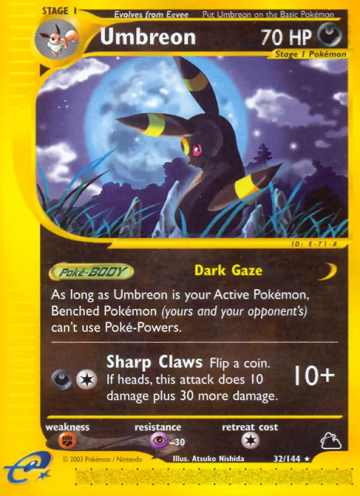 Umbreon (32/144) [Skyridge] - Pokemon Single