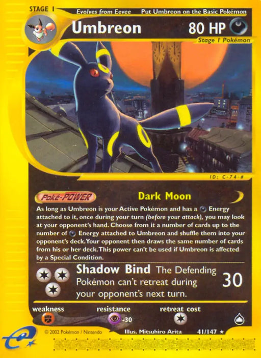 Umbreon (41/147) [Aquapolis] - Pokemon Single