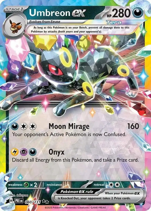 Umbreon ex (060/131) [Scarlet & Violet: Prismatic Evolutions] - Pokemon Single