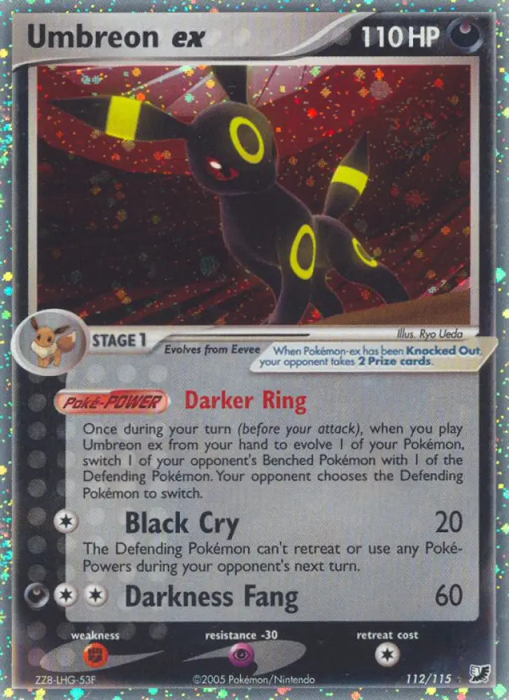 Umbreon ex (112/115) [EX: Unseen Forces] - Pokemon Single