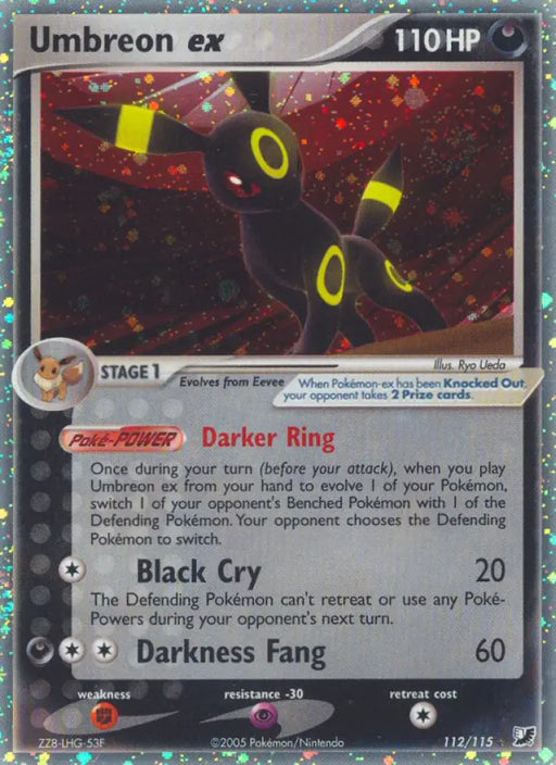 Umbreon ex (112/115) [EX: Unseen Forces] - Pokemon Single
