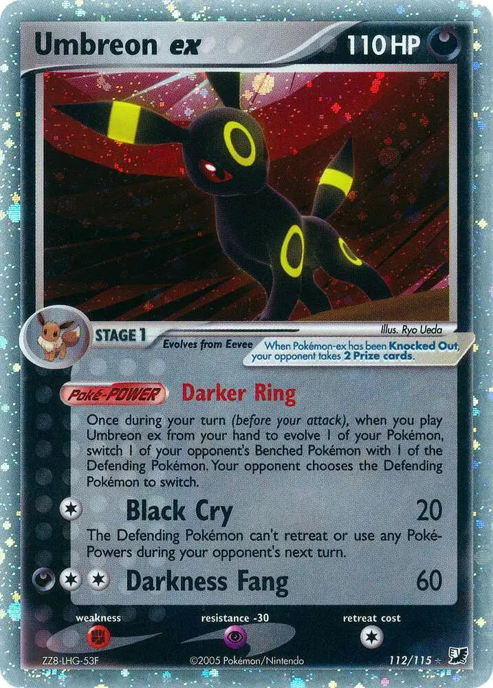 Umbreon ex (112/115) [EX Unseen Forces]