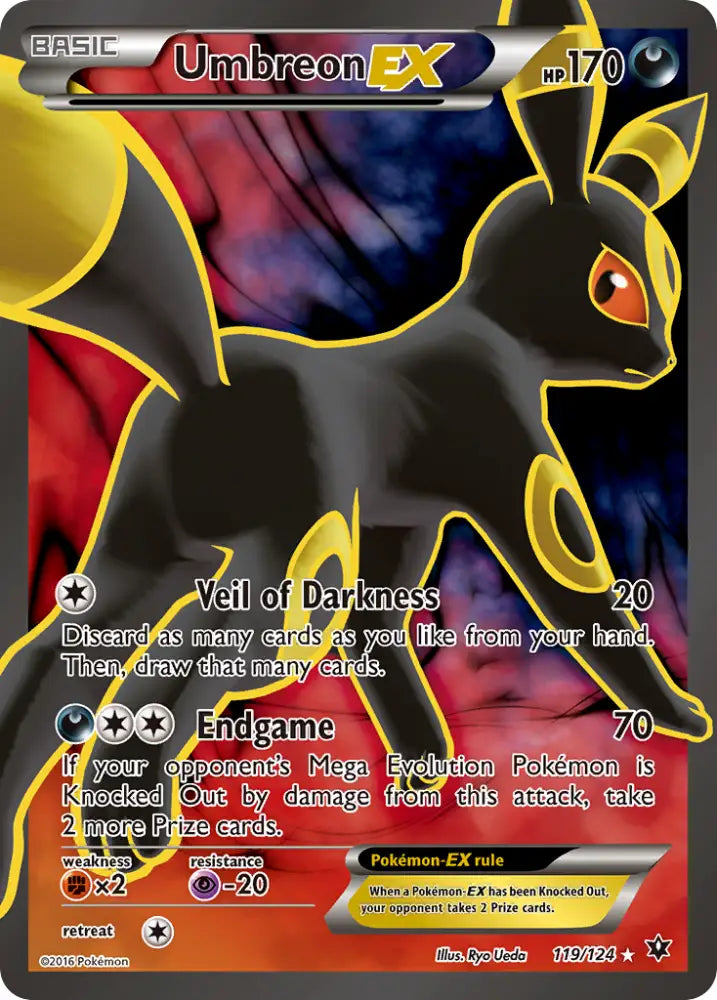 Umbreon EX (119/124) [XY: Fates Collide] - Pokemon Single