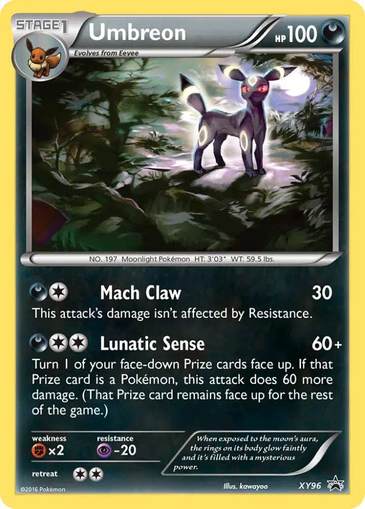 Umbreon (XY96) [XY: Black Star Promos] - Pokemon Single