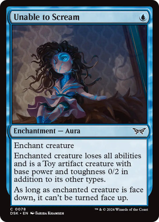 Unable to Scream [Duskmourn: House of Horror] - MTG Single