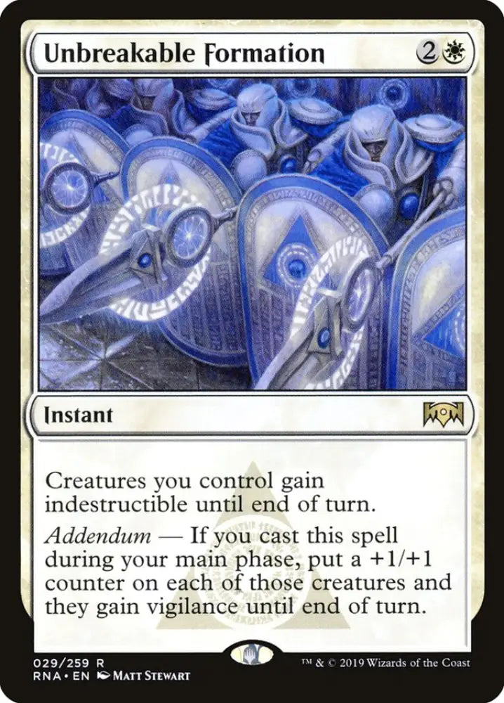 Unbreakable Formation [Ravnica Allegiance] - MTG Single