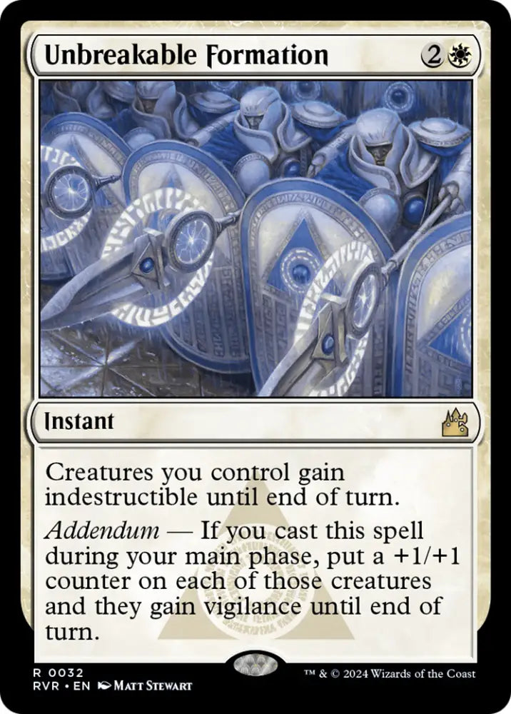 Unbreakable Formation [Ravnica Remastered] - MTG Single