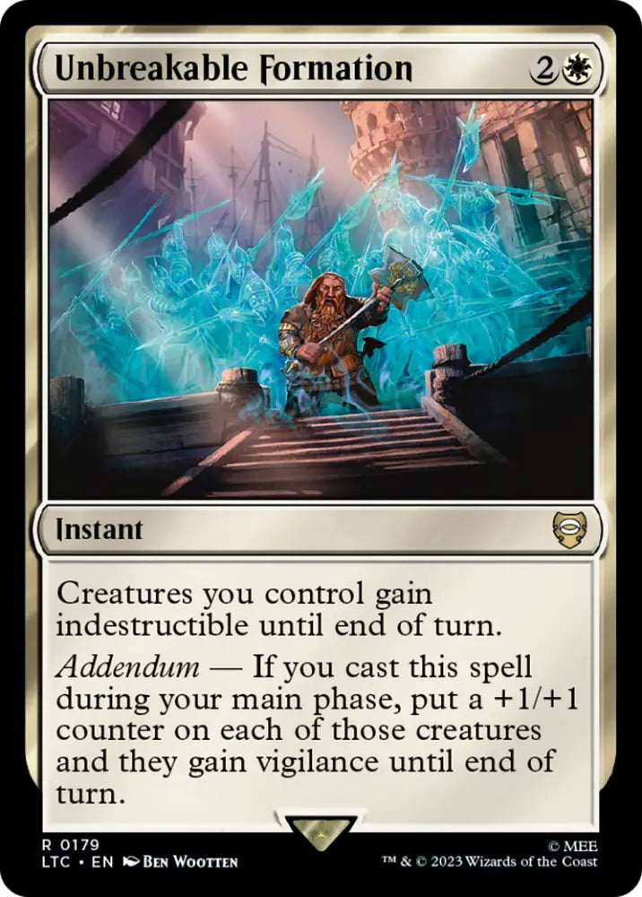 Unbreakable Formation [The Lord of the Rings: Tales of Middle-Earth Commander] - MTG Single