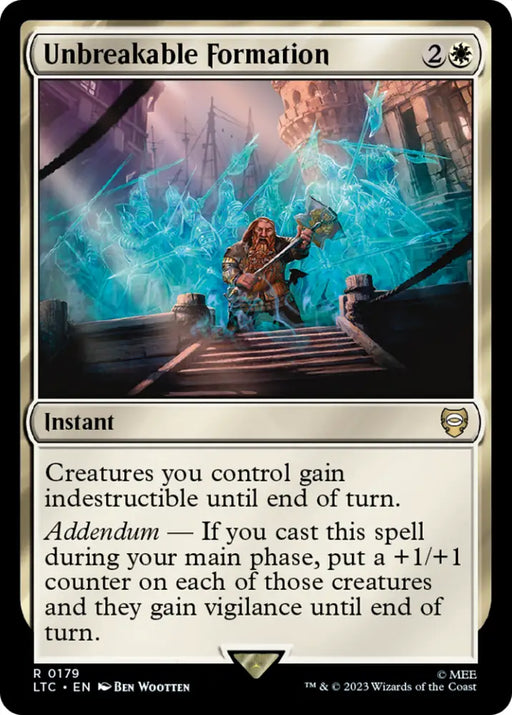 Unbreakable Formation [The Lord of the Rings: Tales of Middle-Earth Commander] - MTG Single