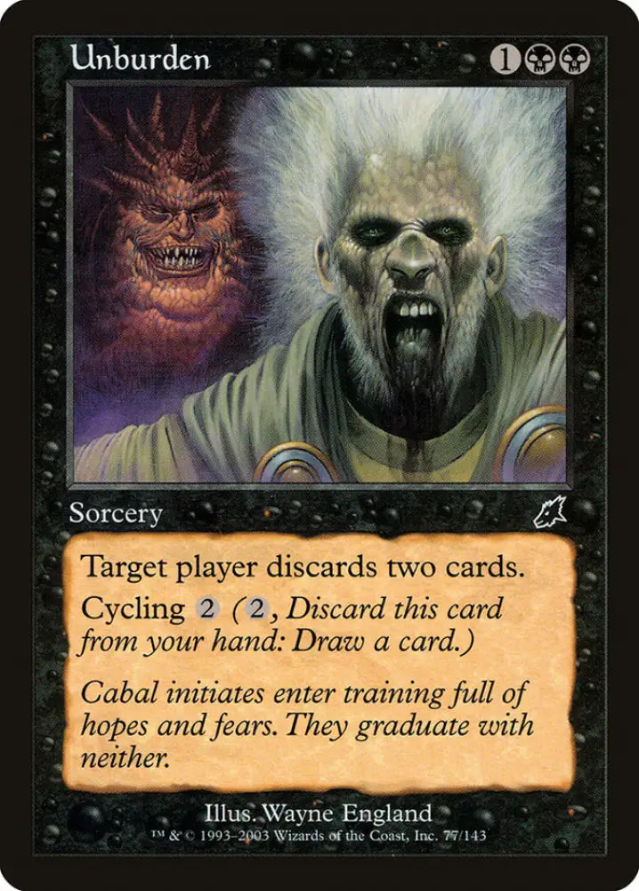 Unburden [Scourge] - MTG Single
