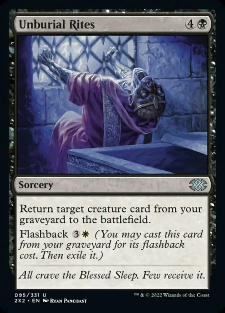 Unburial Rites [Double Masters 2022] - MTG Single