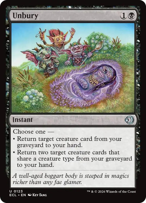 Unbury (123) [Lorwyn Eclipsed]