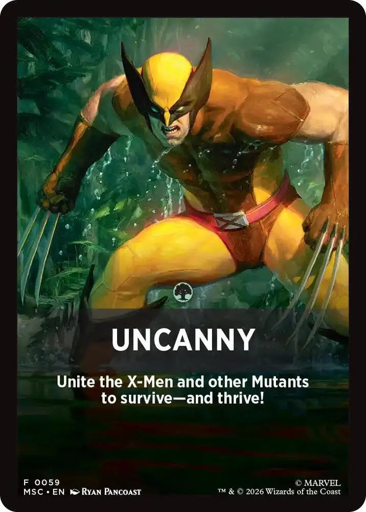 Uncanny Theme Card (59) [Marvel Super Heroes Commander]