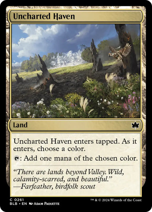 Uncharted Haven [Bloomburrow] - MTG Single