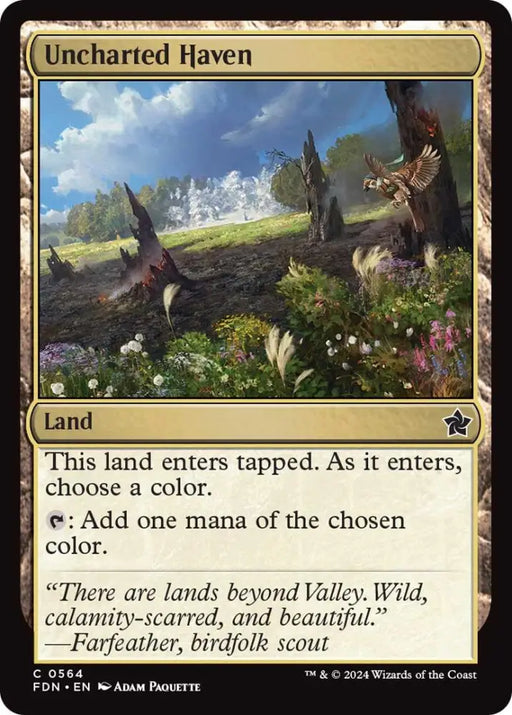 Uncharted Haven [Foundations] - MTG Single