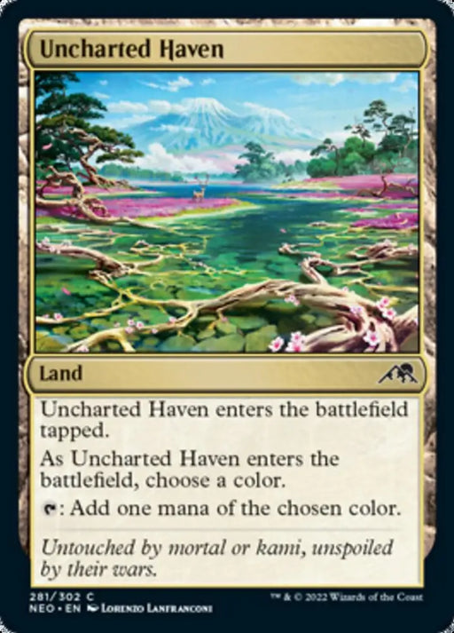 Uncharted Haven [Kamigawa: Neon Dynasty] - MTG Single