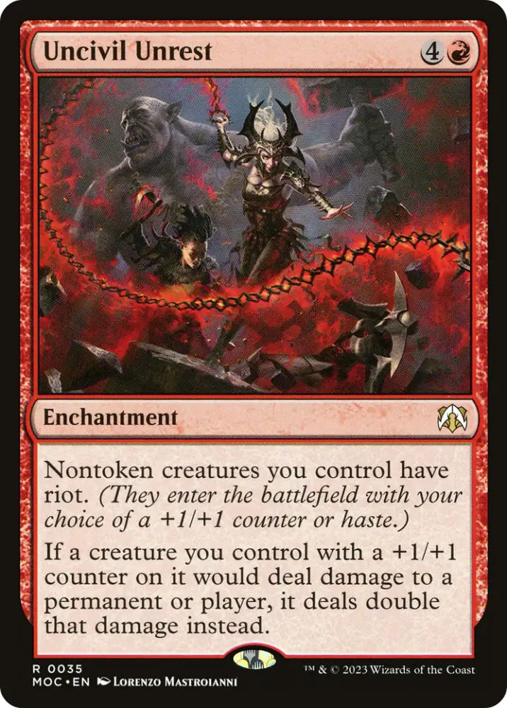 Uncivil Unrest [March of the Machine Commander] - MTG Single