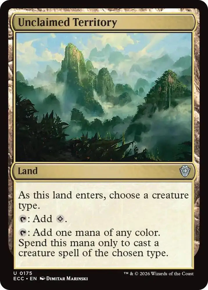 Unclaimed Territory (175) [Lorwyn Eclipsed Commander]