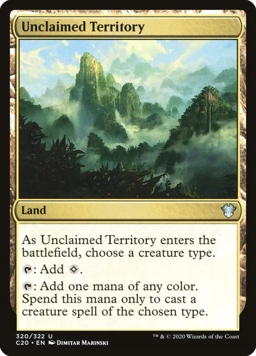 Unclaimed Territory [Commander 2020] - MTG Single