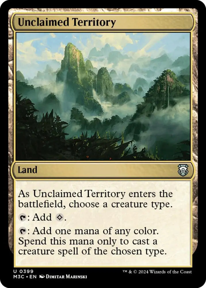 Unclaimed Territory [Modern Horizons 3 Commander] - MTG Single