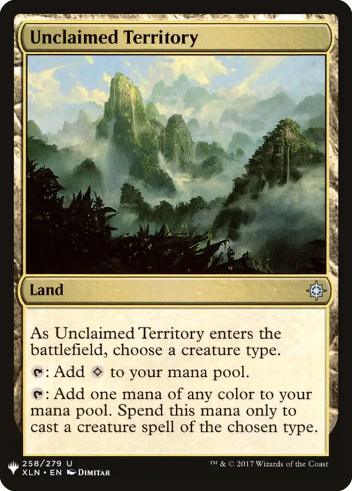 Unclaimed Territory [Mystery Booster] - MTG Single