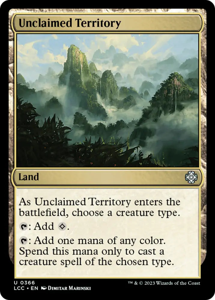 Unclaimed Territory [The Lost Caverns of Ixalan Commander] - MTG Single