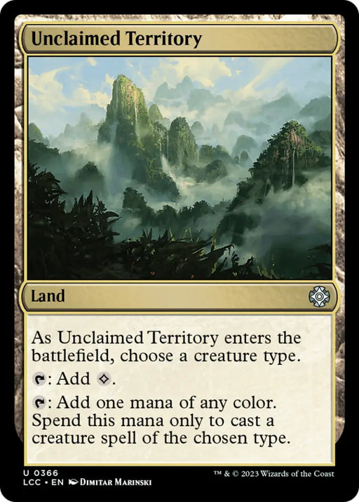 Unclaimed Territory [The Lost Caverns of Ixalan Commander] - MTG Single