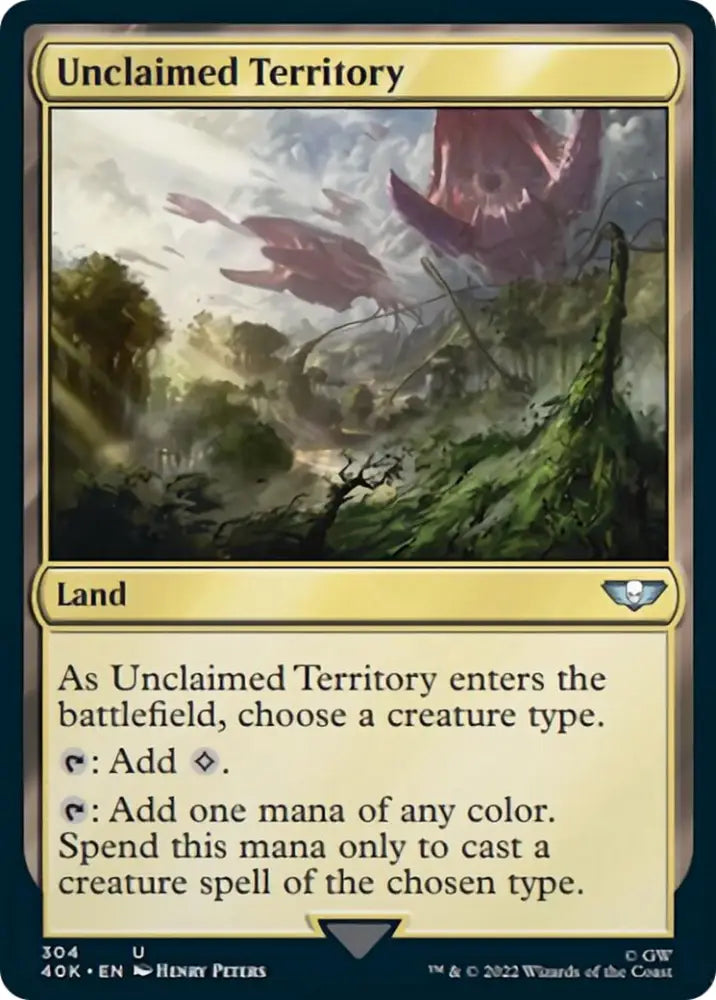 Unclaimed Territory [Warhammer 40,000] - MTG Single