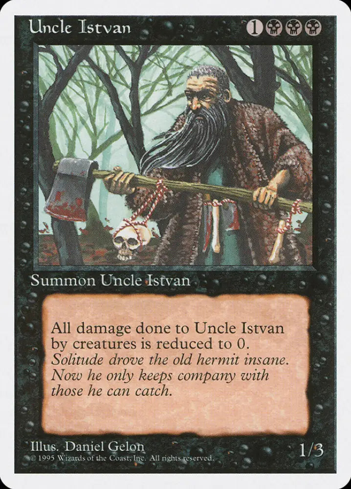 Uncle Istvan [Fourth Edition] - MTG Single
