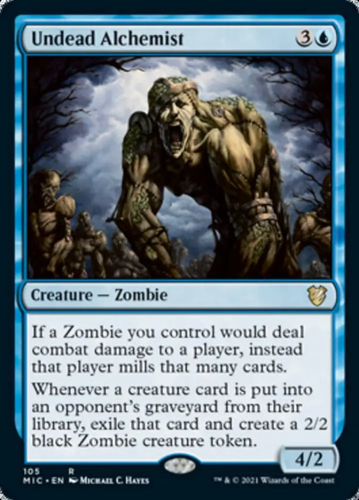 Undead Alchemist [Innistrad: Midnight Hunt Commander] - MTG Single