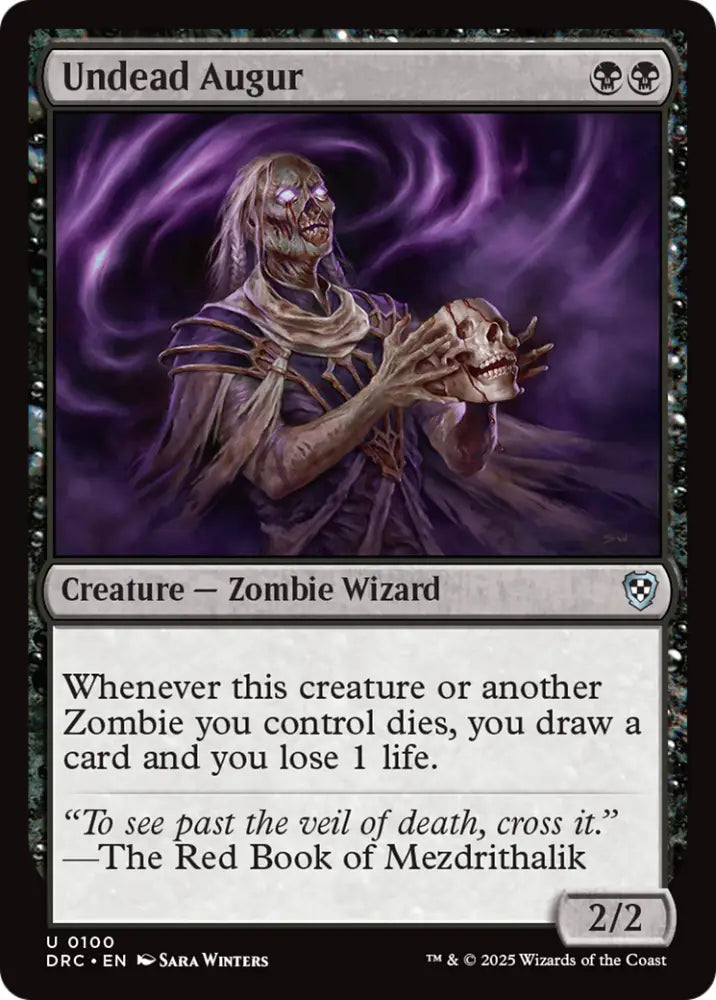 Undead Augur [Aetherdrift Commander] - MTG Single