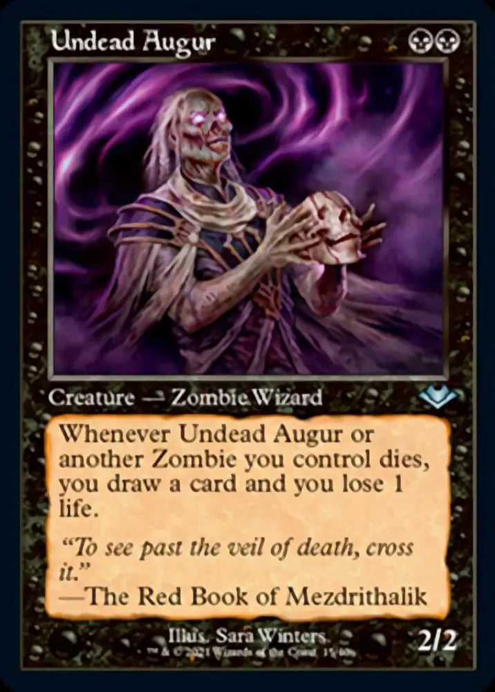 Undead Augur (Retro Foil Etched) [Modern Horizons] - MTG Single