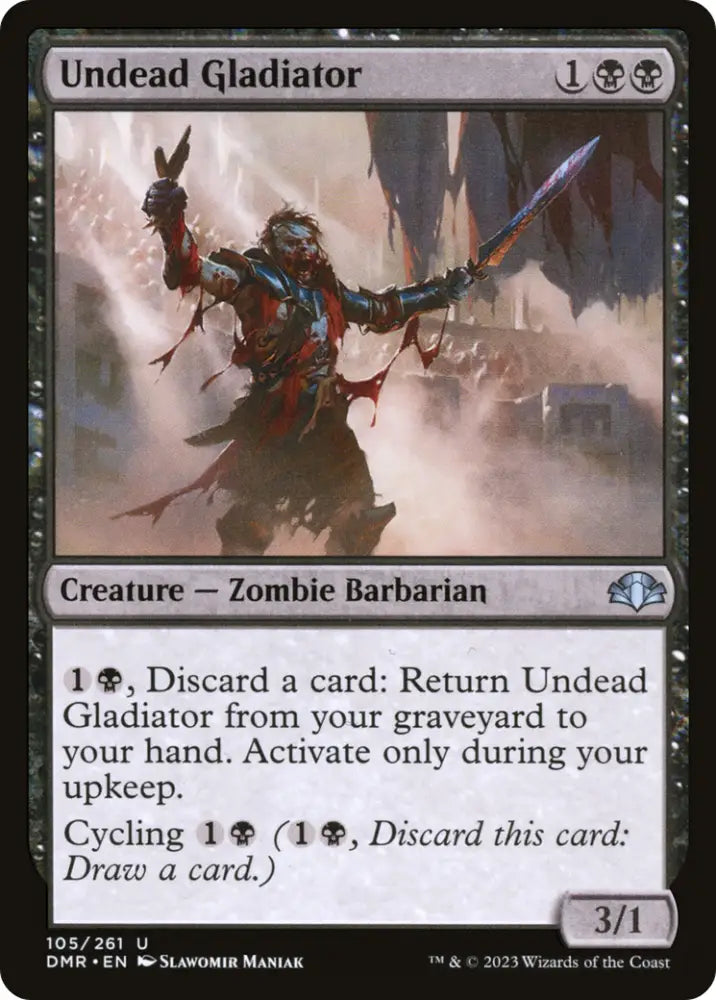 Undead Gladiator [Dominaria Remastered] - MTG Single