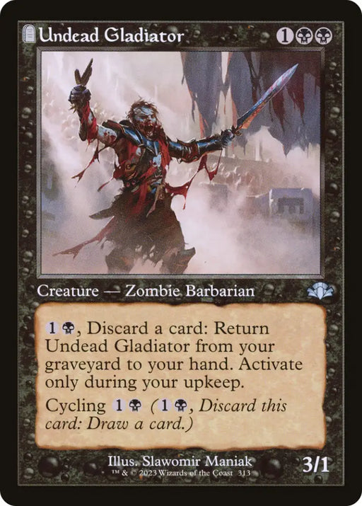 Undead Gladiator (Retro) [Dominaria Remastered] - MTG Single