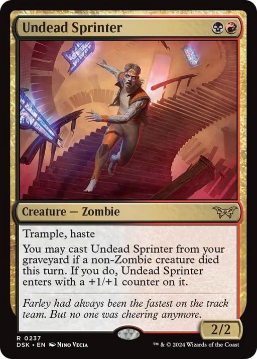 Undead Sprinter [Duskmourn: House of Horror] - MTG Single