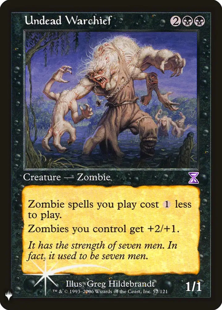 Undead Warchief [Mystery Booster] - MTG Single