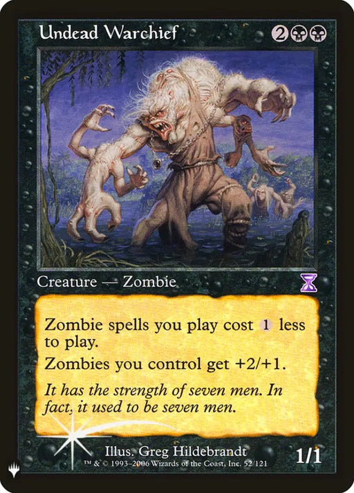 Undead Warchief [Mystery Booster] - MTG Single