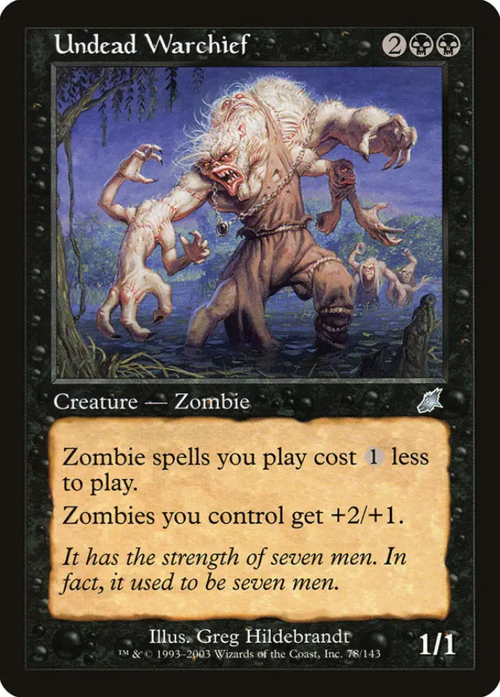 Undead Warchief [Scourge] - MTG Single