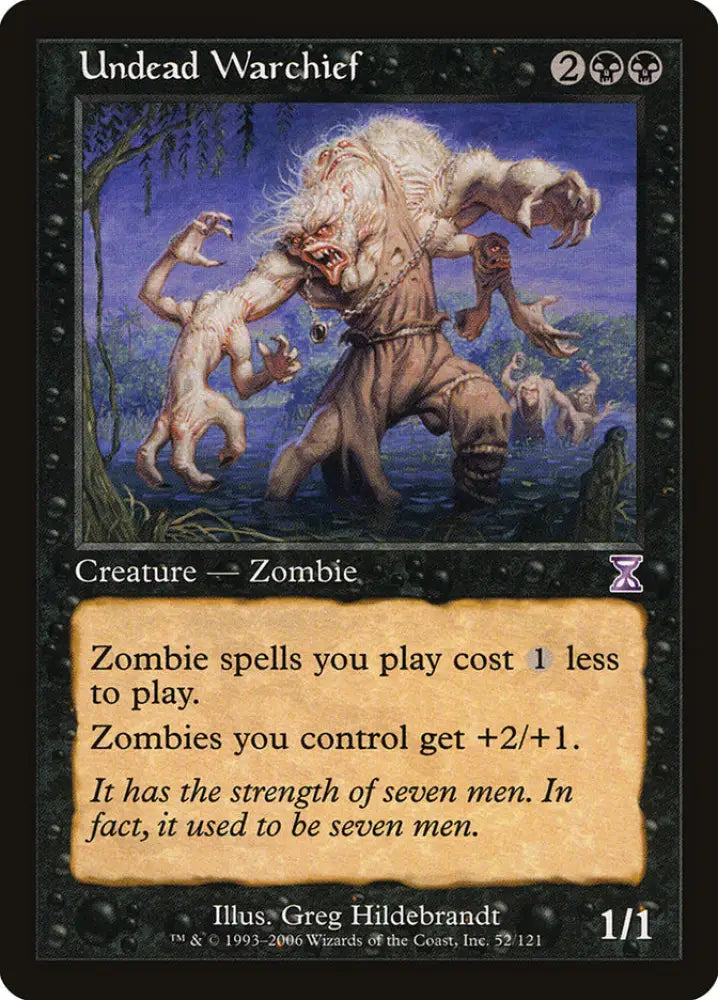 Undead Warchief [Time Spiral Timeshifted] - MTG Single
