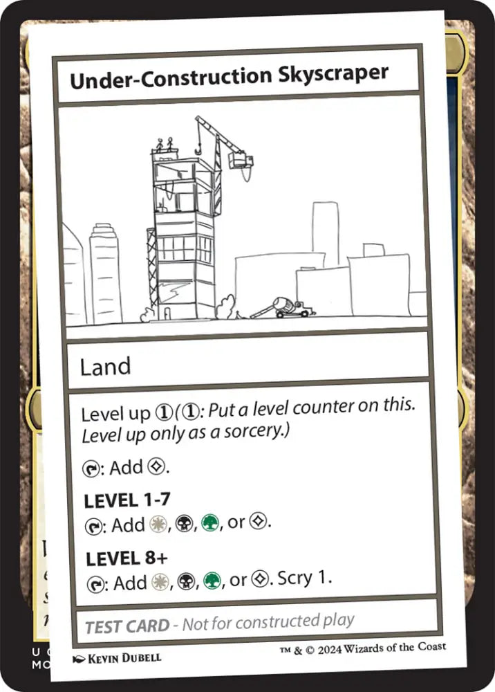 Under-Construction Skyscraper [Mystery Booster 2 Playtest Cards] - MTG Single