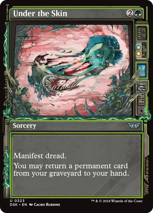 Under the Skin (Showcase) [Duskmourn: House of Horror] - MTG Single