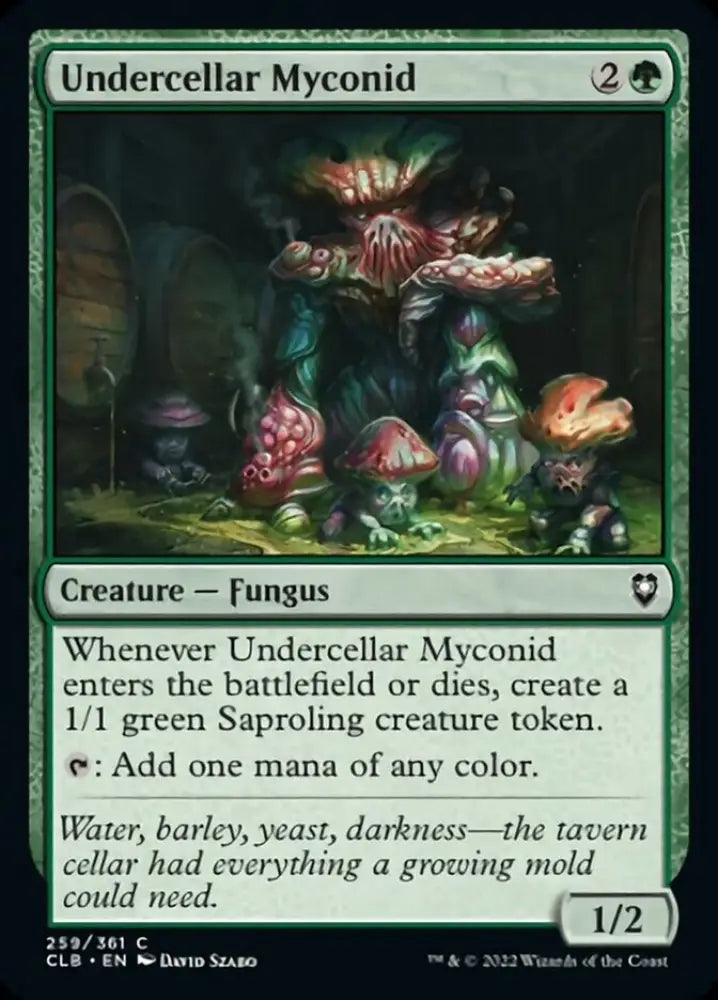 Undercellar Myconid [Commander Legends: Battle for Baldur’s Gate] - MTG Single