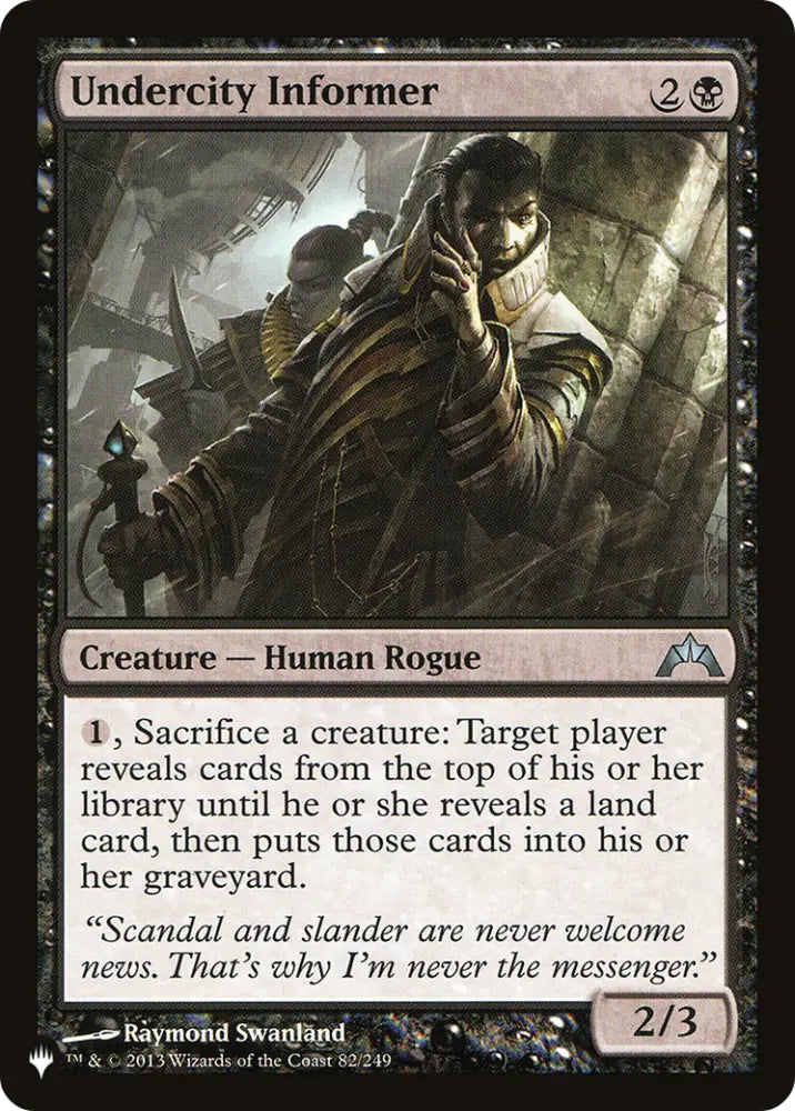 Undercity Informer [The List] - MTG Single