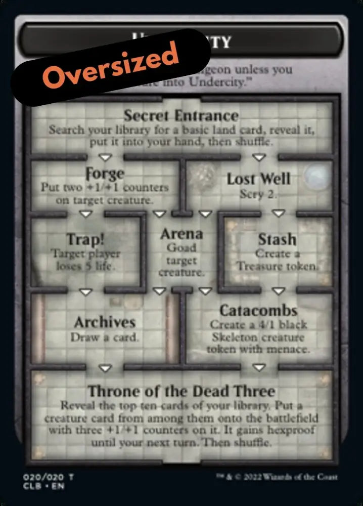 Undercity (Oversized) [Oversize Cards] - MTG Single