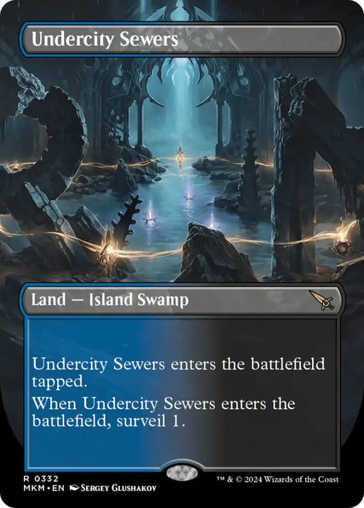 Undercity Sewers (Borderless) [Murders at Karlov Manor] - MTG Single