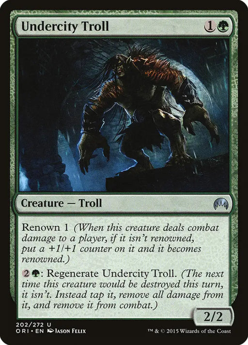 Undercity Troll [Magic Origins] - MTG Single