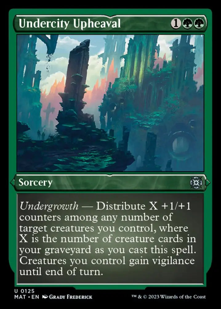 Undercity Upheaval (Foil Etched) [March of the Machine: The Aftermath] - MTG Single