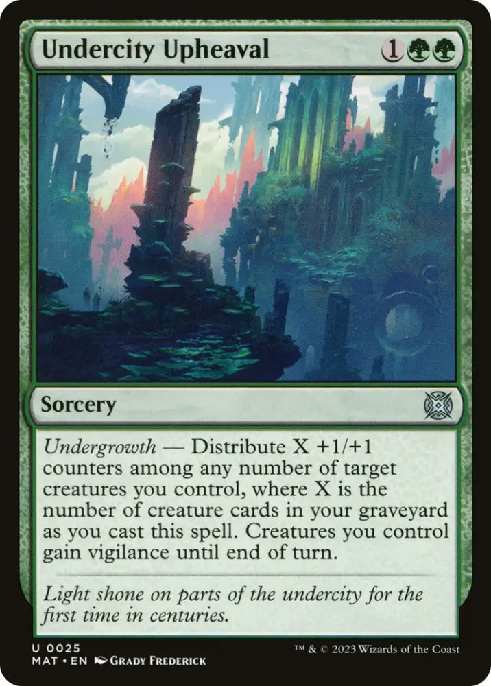 Undercity Upheaval [March of the Machine: The Aftermath] - MTG Single