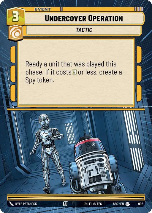 Undercover Operation (Hyperspace Foil) (992) [Secrets of Power]